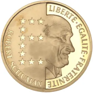 10 francs or 1986 robert schuman