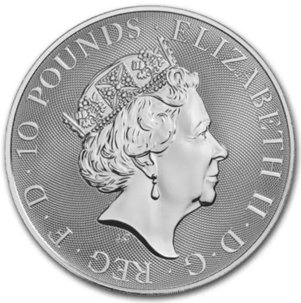 10 oz dragon queen's beasts 2018 – Image 2