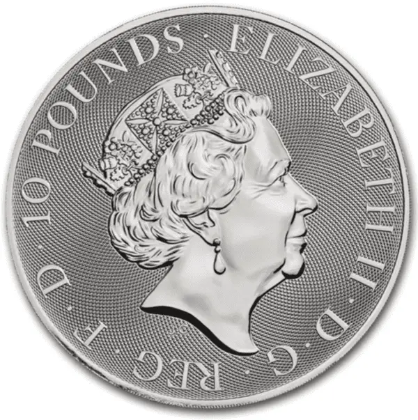 10 oz faucon queen's beasts 2020 – Image 2