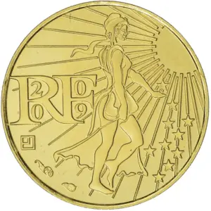100 euros or 2009 la semeuse