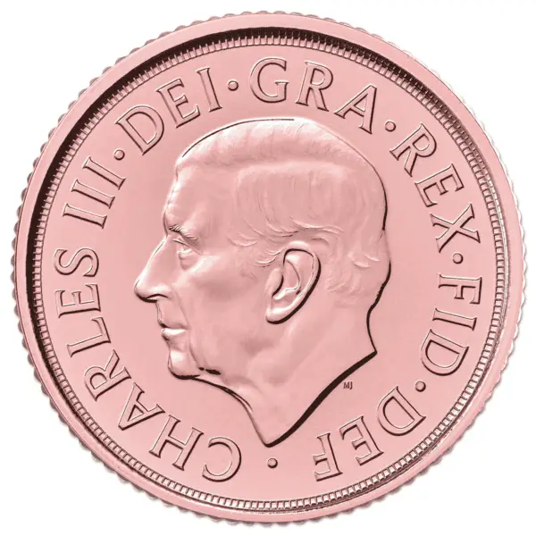 1/4 souverain or 2024 charles III