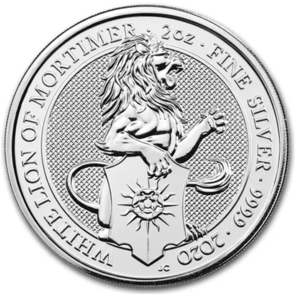 2 oz lion blanc queen's beasts 2020