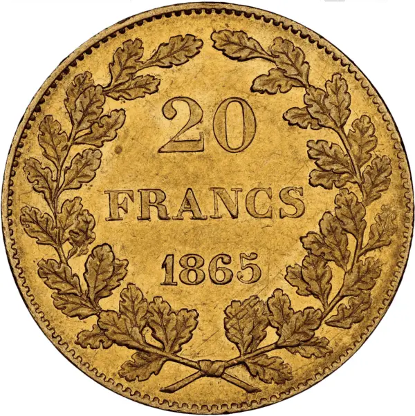 20 francs or léopold I – Image 2