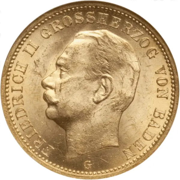 20 mark or friedrich II (Baden)