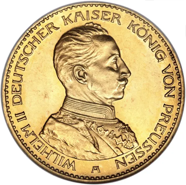 20 mark or wilhelm II uniforme
