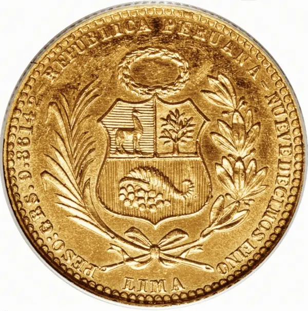 20 soles or pérou – Image 2