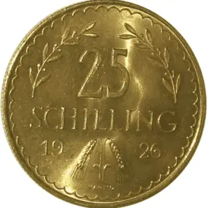 25 schilling or Autriche