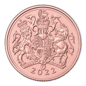 demi souverain or 2022 elizabeth II