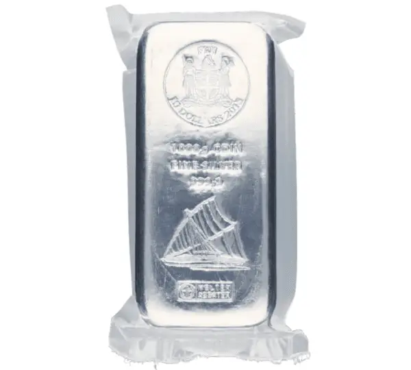 Lingot argent 1 kg Fiji