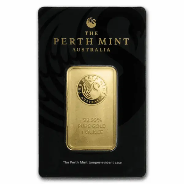 Lingot or 1 once perth mint