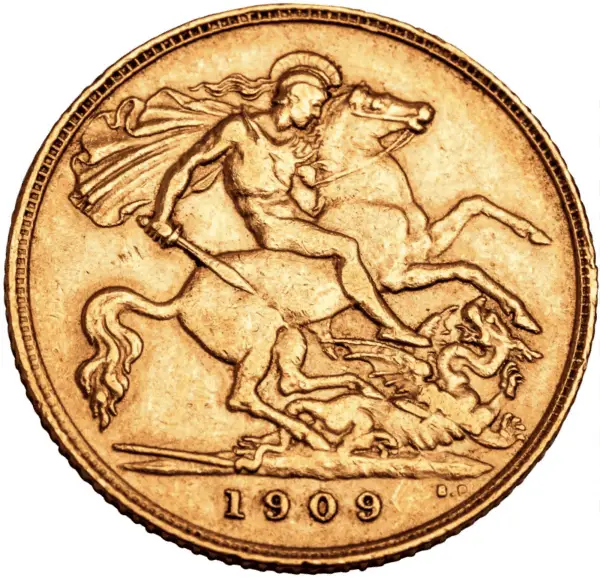 demi souverain or edouard VII – Image 2