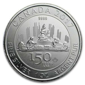 1 oz 150 ans voyageur 2017