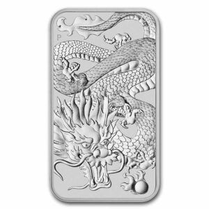 1 oz dragon rectangulaire 2022