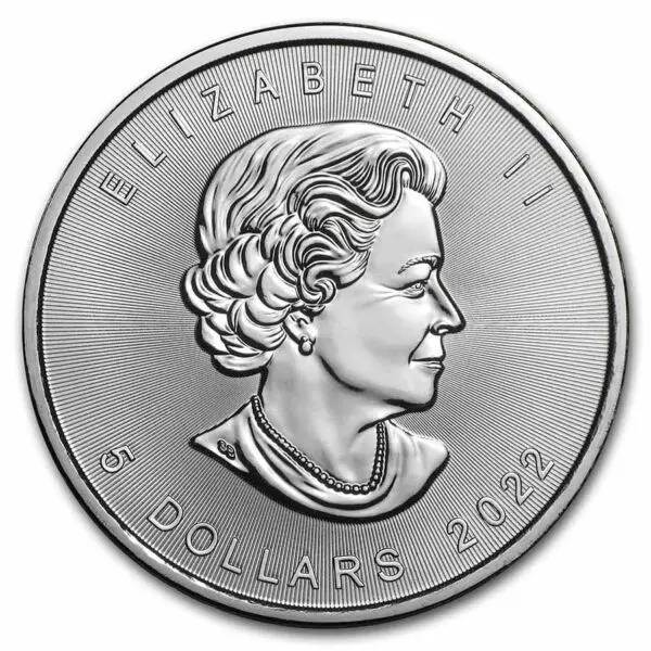 1 oz maple leaf 2022 – Image 2