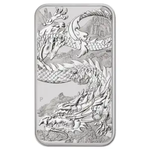 1 oz dragon rectangulaire 2023