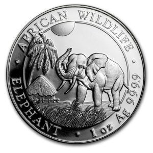 1 oz éléphant 2017