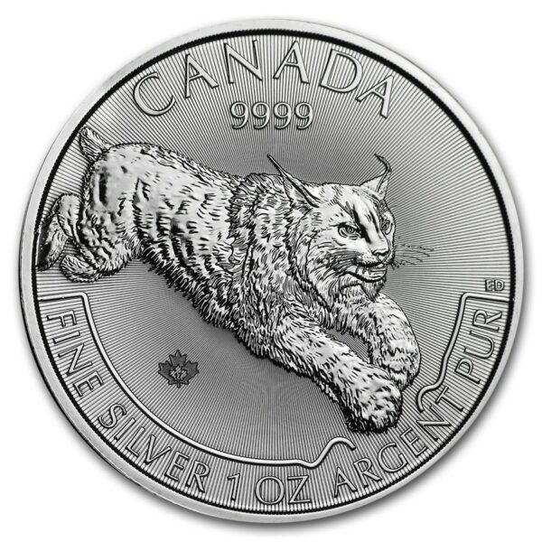 1 oz lynx 2017 série prédateur