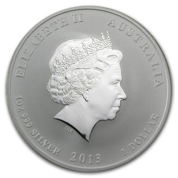 1 oz serpent 2013 lunar II – Image 2