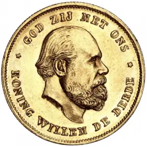 10 florins or willem III