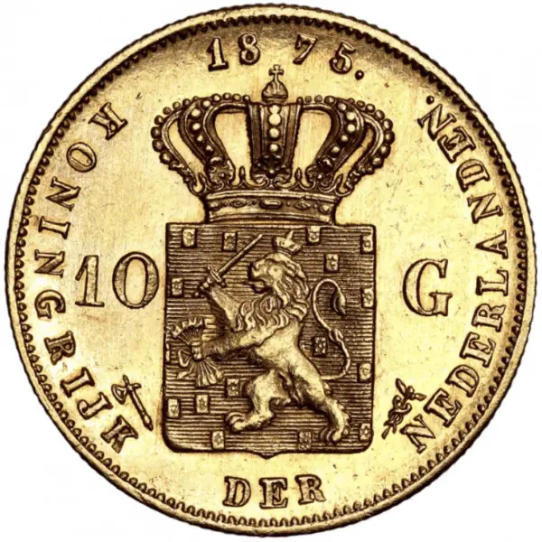 10 florins or willem III – Image 2