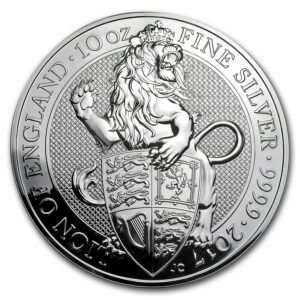 10 oz lion queen's beasts  2017