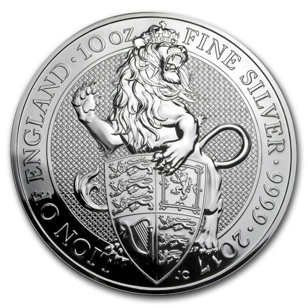 10 oz lion queen's beasts  2017