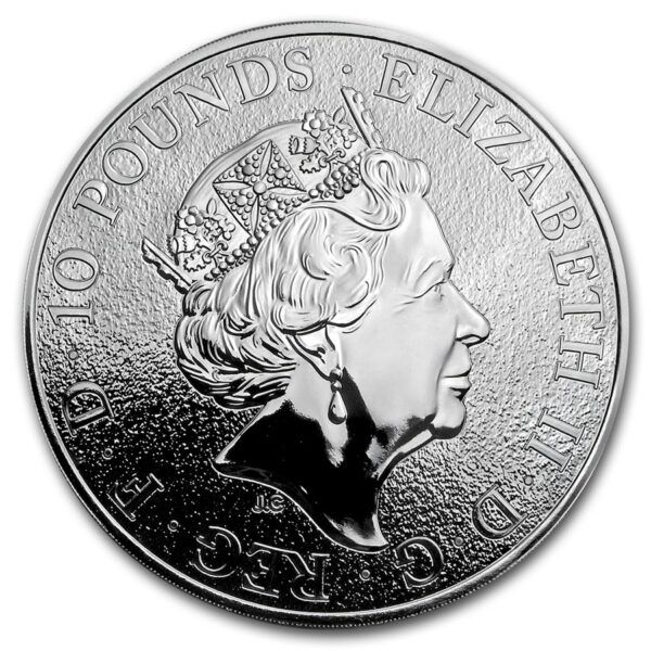 10 oz lion queen's beasts  2017 – Image 2