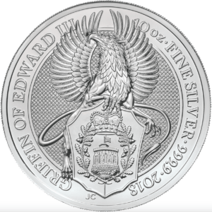 10 oz griffon queen's beasts 2018