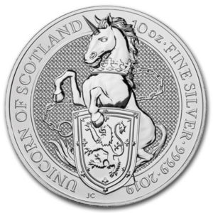 10 oz licorne queen's beasts 2019
