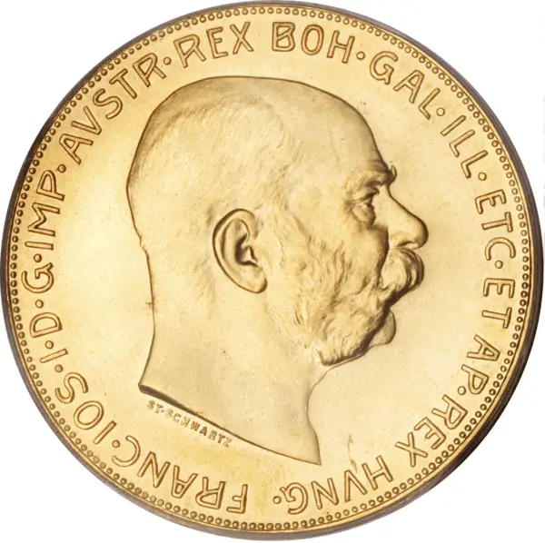 100 couronnes or françois joseph I