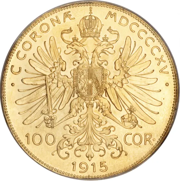 100 couronnes or françois joseph I – Image 2