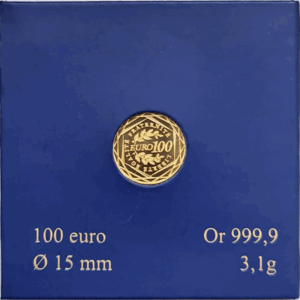 100 euros or 2010 la semeuse