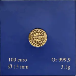 100 euros or 2010 la semeuse
