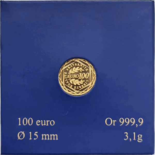 100 euros or 2010 la semeuse