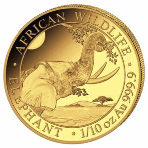 1/10 oz éléphant 2023