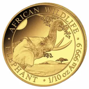 1/10 oz éléphant 2023