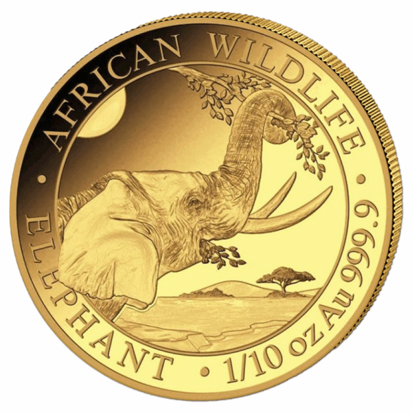 1/10 oz éléphant 2023