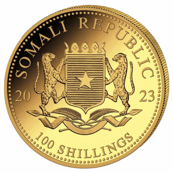 1/10 oz éléphant 2023 – Image 2