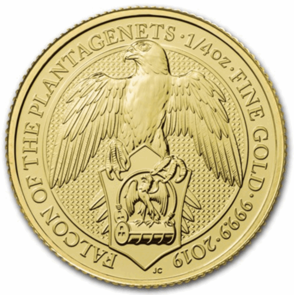 1/4 oz faucon queen's beasts 2019