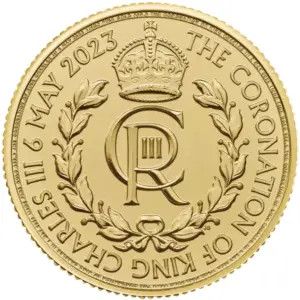 1/4 oz couronnement charles III 2023