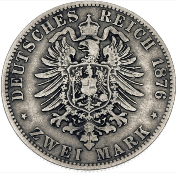 2 mark wilhelm I argent – Image 2