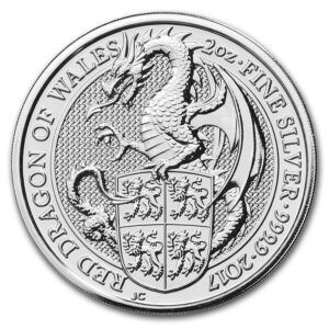 2 oz dragon queen's beasts 2017