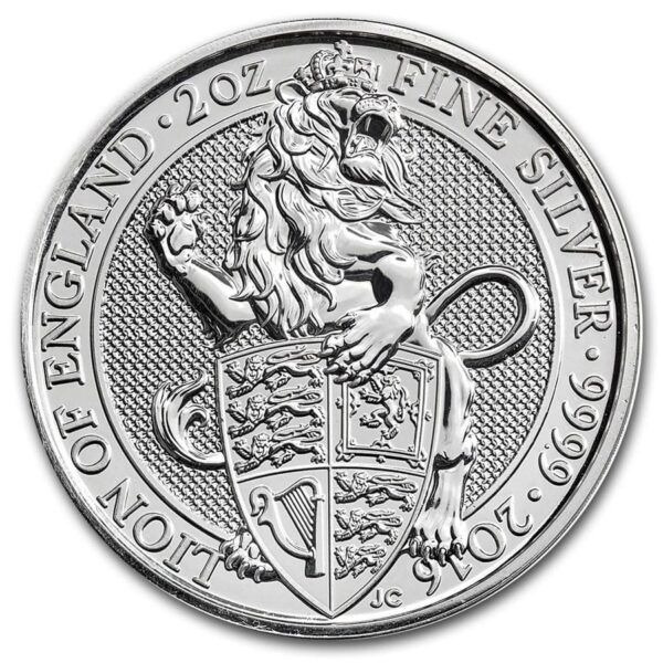 2 oz lion queen's beasts 2016