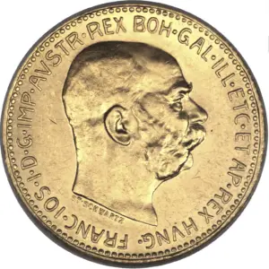 20 couronnes or françois joseph I