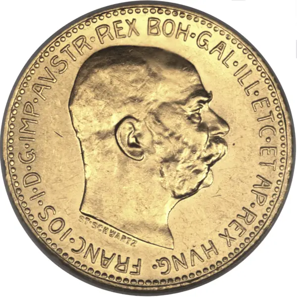 20 couronnes or françois joseph I