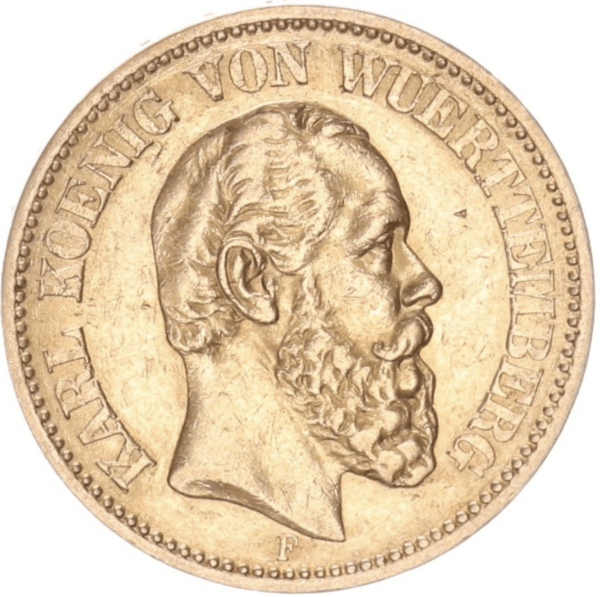 20 mark or karl württemberg