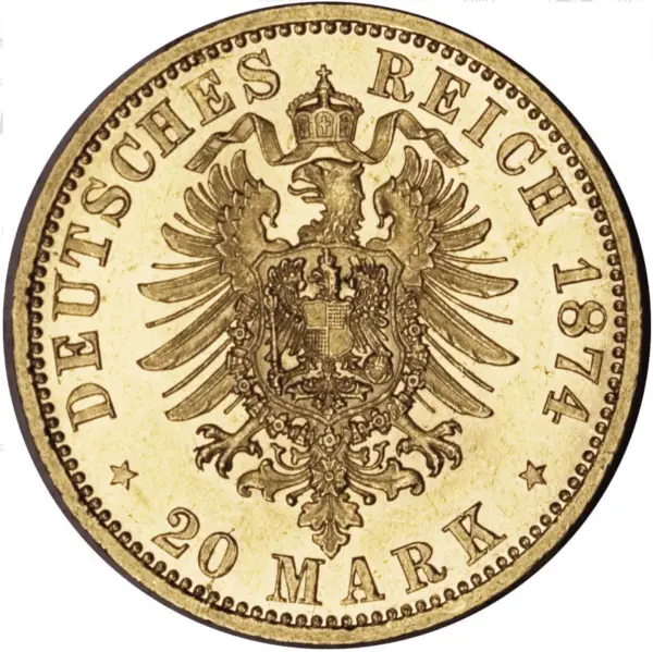 20 mark or wilhelm I – Image 2