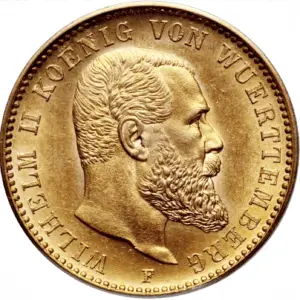 20 mark or wilhelm II württemberg