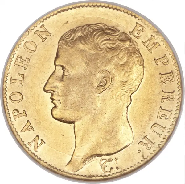 40 francs or napoléon empereur nu – Image 3