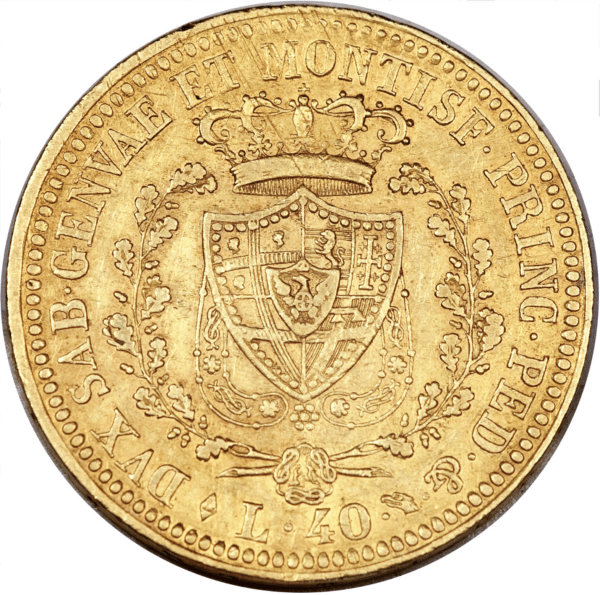 40 lire or charles felix – Image 2